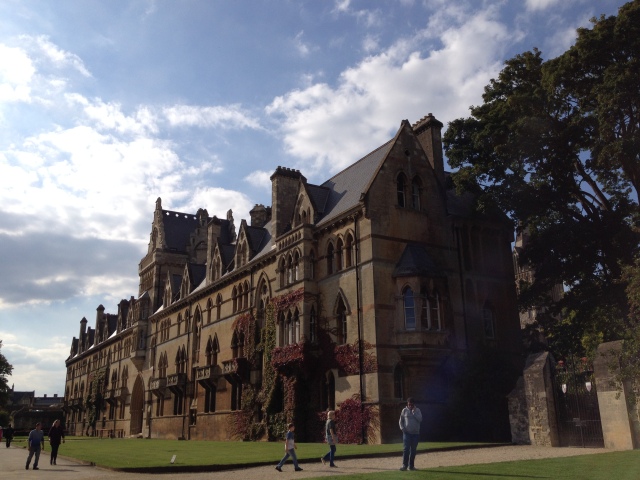 The back building of Christ Church College.  What a place to go to school.