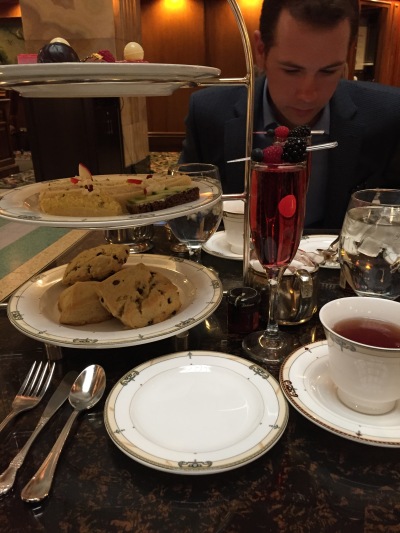 Gorgeous tea at the Brown Palace and my favorite date.